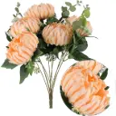 Kunstlill krüsanteem 45cm 7tk/pk oranž