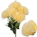 Kunstlill krüsanteem 46cm 7tk/pk kollane