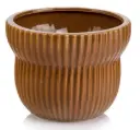 Ümbrispott 'Home Gardens 902.002' Ø13cm sooneline caramel