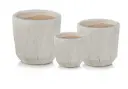 Ümbrispott 'Mood 01.721' Ø26cm sik-sak kreem  