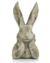 Dekoratiivne unistav jänes M 16*14*31cm kreem/pruun   