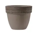 Savipott Saturno d25cm terra grigia