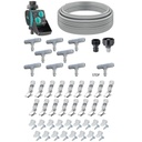 Claber Happy Fresh Evolution udutuskomplekt Aquauno Mist taimeriga, 12 m