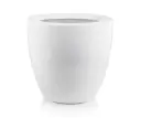 Õuepott Fiberglass valge d36cm h30cm