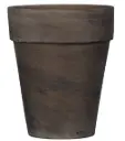 Savipott XL hallikas terrakota d38cm
