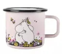 Emailkruus 'Muumi hug' 370ml roosa