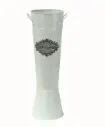 Vaas 'Slim' h52cm valge