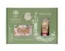 Kinkekomplekt 'Rose & Peony' kätekreem 75ml, seep 190g, seebikott