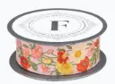 Atlaspael lilledega roosa 3,5cm*10m  