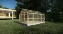 Kasvuhoone Wooden House 2,6 x 4m