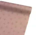 Kinkepaber Kraft 'Modern Snowflake' 50cm*100m roosakuld