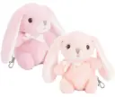 Bukowski jänes Bouncy Bunny 12cm roosa/virsik