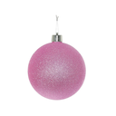 Kuuseehe jõulukuul Roosa Glitter 15cm