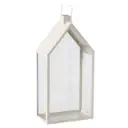 Latern Ashley h39,5cm valge