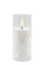 Kalmuküünal LED d5 h12,5cm (täiteküünal)