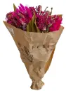 Kuivlilledest kimp Hot Pink