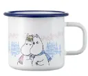 Emailkruus 'Muumi Frosty Day' 370ml valge