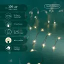Valguskett 100LED 4,95m õue soe valgus