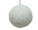 Jõulukuul lumepall d8cm valge