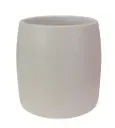 Ker.pott Garnett 18*17cm valge, matt