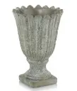 Lillepott jalal Home Gardens d16cm hall/kuldne