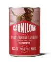 Carnilove Turkey & Reindeer & Wild Boar konserv koertele 400g 