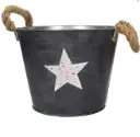 Tsinkpott Star d13cm