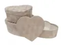 Lillekarp veluurist süda 3tk