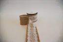 Kangaspael 'Jute pitsiga' 8cm*5m