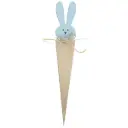 Jänes 'Dolly' 25,5cm puidust sinine 