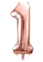 Foolium õhupall 'Numbrid' roosakuld 86cm