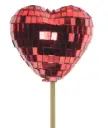 Süda 'Loveshine' 5,5cm 10 cm pikal tikul