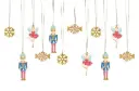 Dekoratiivne silt paelaga Nutcracker mix 