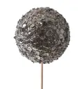 Jõulupall tikul 'Betty' glitter 8cm