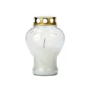 Kalmuküünal klaasis Ø12,5cm H18cm 45h
