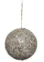 Kuuseehe jõulukuul Champagne Glitter 20cm
