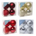 Kuuseehe jõulukuul 12cm 4tk/pk