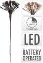 Dek.oks pruun 25LED 75cm patareiga