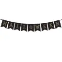 Halloweeni vanik 20x175 cm must