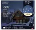 Jääpurika LED kardin 7,5m must/soe 8f sädelev ef