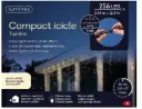 Jääpurika LED kardin must/ soe valgus 8f