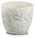 Keraamiline reljeefne lillepott Home gardens d23cm kreem