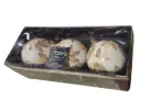Kuuseehe lehemustriga 8cm valge