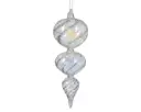 Kuuseehe ornament klaasist d8x20cm