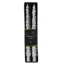 Küünal glitter d3,8 h26,4cm hõbe