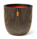 Lillepott Groove d43 h41cm kuld