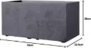 Lillepott plastik Millennium tumehall 79x39cm