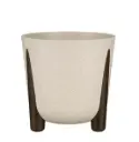 Lillepott Ristretto kreem h25xd25,5cm
