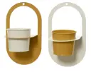 Lillepott seinale hoidjaga h25cm