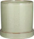 Lillepott+taldrik Inger rohel.d16,5cm